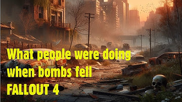 What people were doing when bombs fell -  Unmarked Location: SpeakEasy Concord Fallout 4 #Fallout4