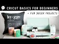 Cricut Explore Air 2 For Beginners + Review + Basics + Fun Home Decor Projects