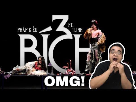 Pháp Kiều - 3 BÍCH ft. tlinh (prod.by KADO) | OFFICIAL MUSIC VIDEO REACTION