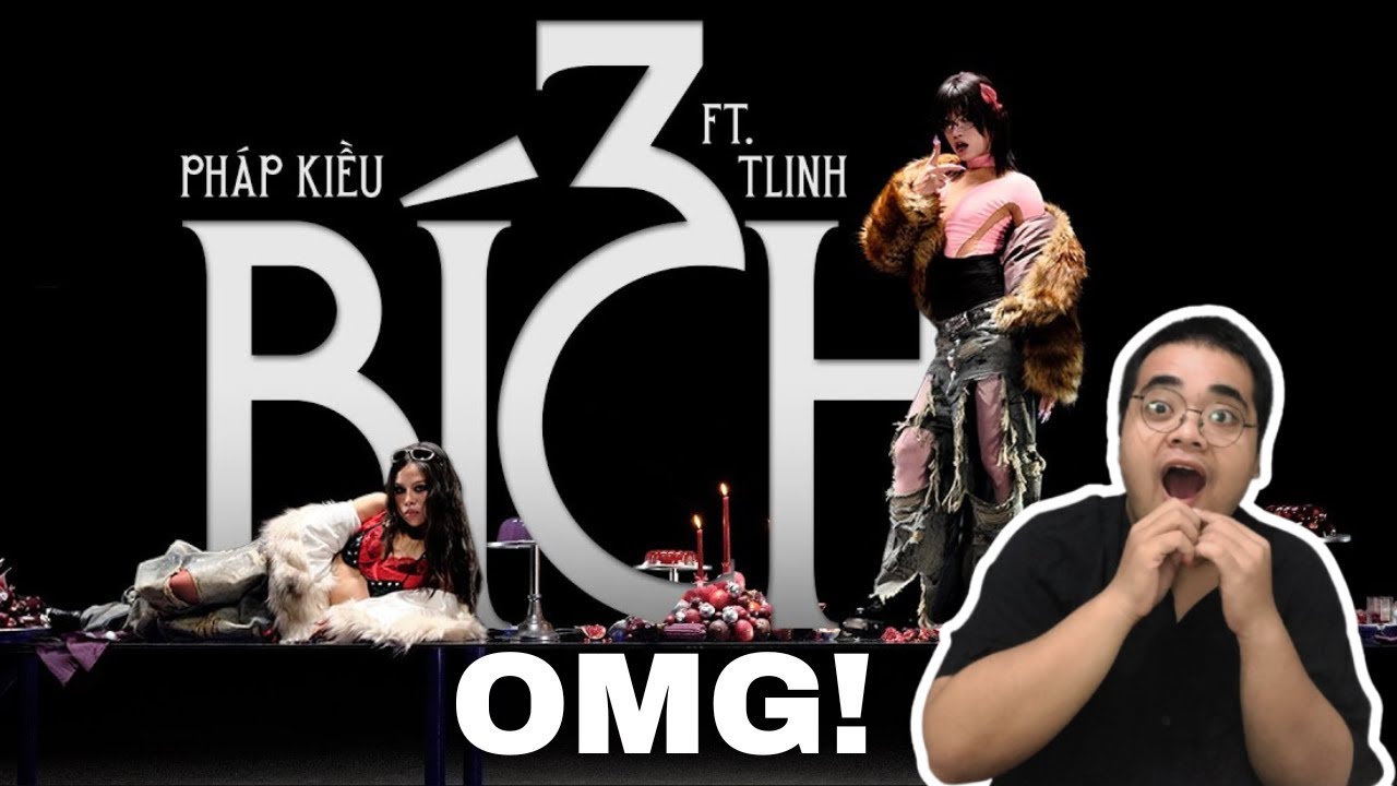 Pháp Kiều - 3 BÍCH ft. tlinh (prod.by KADO) | OFFICIAL MUSIC VIDEO REACTION