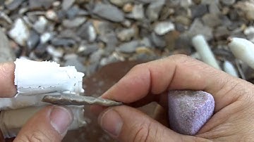 243 - Instructional Flintknapping Video - Concentration of Force
