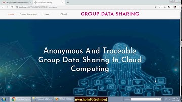 Anonymous and Traceable Group Data Sharing in Cloud Computing | Dot Net Project
