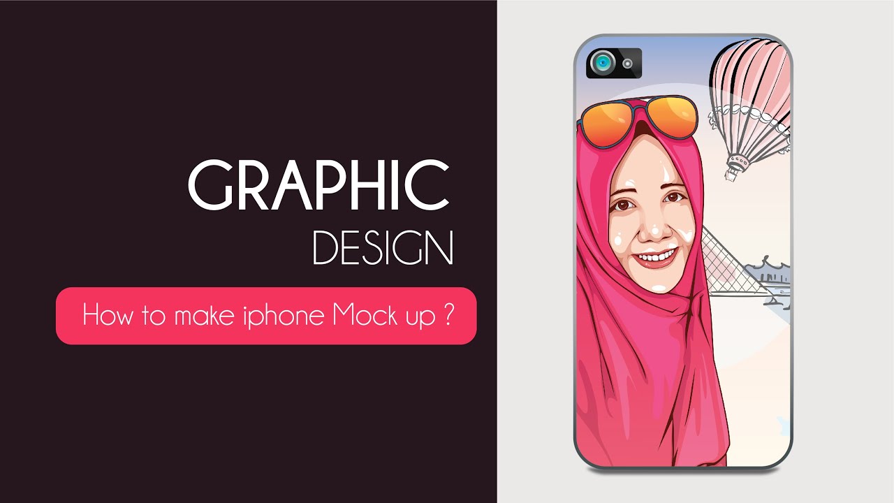 Mock Up Case Iphone Adobe Illustrator - Illustrator Tutorials - YouTube