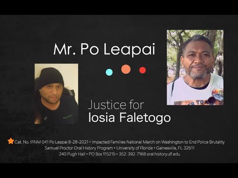 Interview With Mr. Po Leapai. August 28, 2021