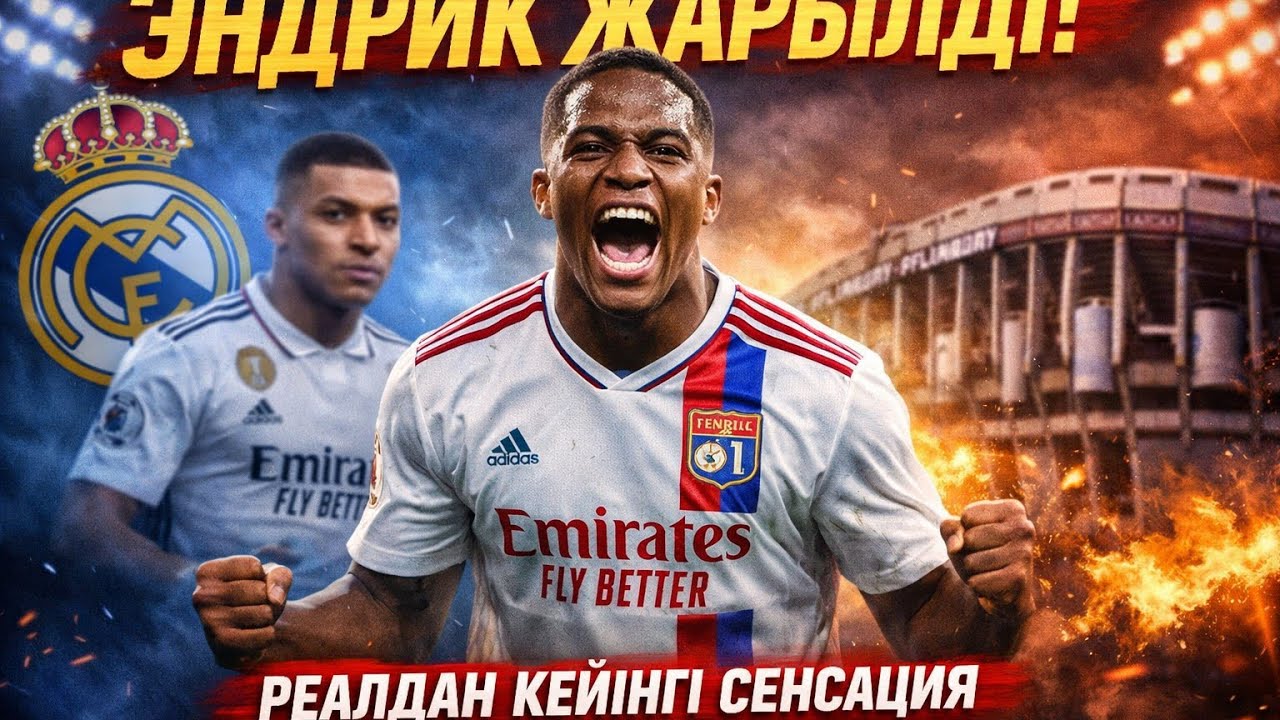 ЭНДРИК ЖАРЫЛДЫ! 🔥Реалда жоғалған талант Лионда неге ашылды?