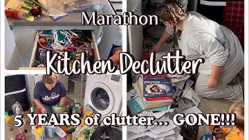 5 years of kitchen clutter: A long overdue clean out!