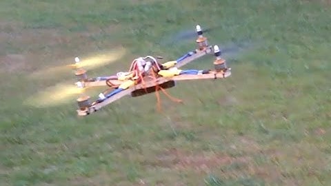 CC3D Setup Quadcopter Test Flight and Crash