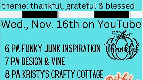 CCC Playlist~ Thankful Grateful and Blessed! Fall ...