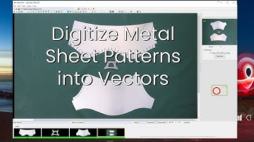 Digitizing Metal Sheet Patterns and Tools into Vectors for CAD/CAM