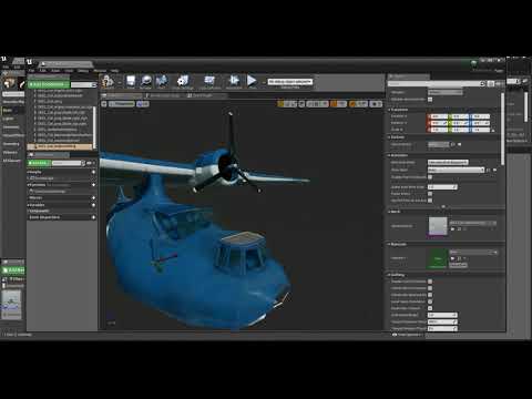 Unreal 4 - All The Steps Building Catalina In Pawn Class Blueprint With Shaders - Clikfoot