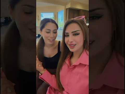 هند القحطاني في بيت حبيبها واخته 