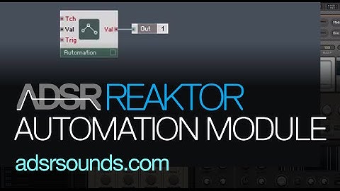 NI Reaktor Tutorial - Automation Module