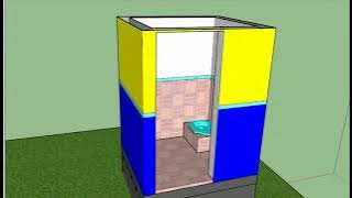 Kontruksi WC diatas septitank