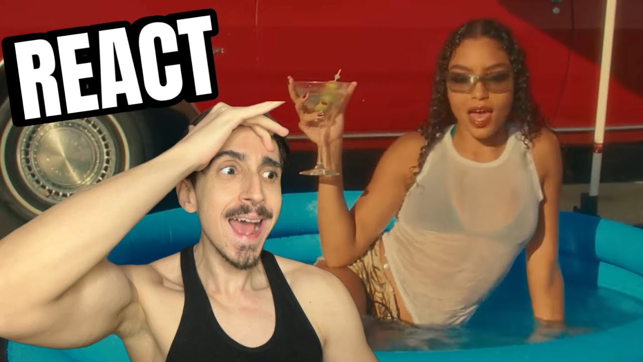 [REACT] DEBUTOU! | ANY GABRIELLY - SWEAT (Visualizer)