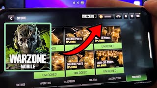 How To Get FREE COD Points in Warzone Mobile 🔰 CODM Warzone FREE CP Glitch