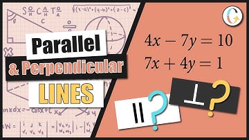 How to Know if Lines Are Parallel, Perpendicular, or Neither