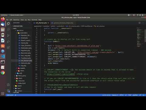 cURL API in php | How to use cURL for URL Shortening with Tinyurl | url shortning api