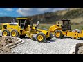 Grading A Road With An RC Motor Grader