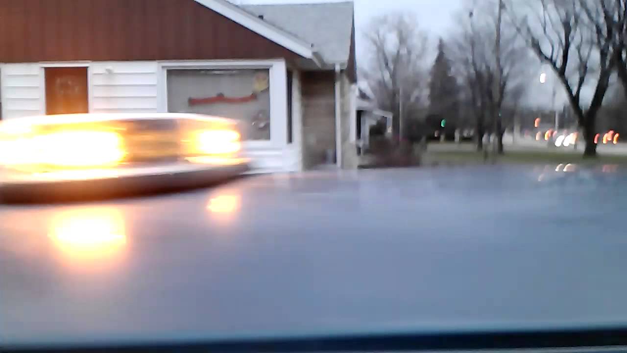 LED SNOW PLOW LIGHT AMBER YouTube