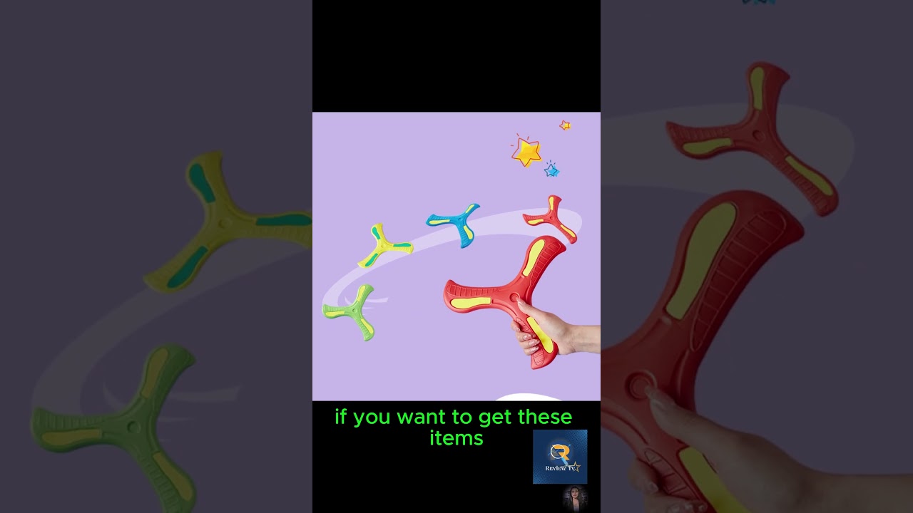 Soft Boomerang Toy: Fun for Kids & Adults! 🌟 