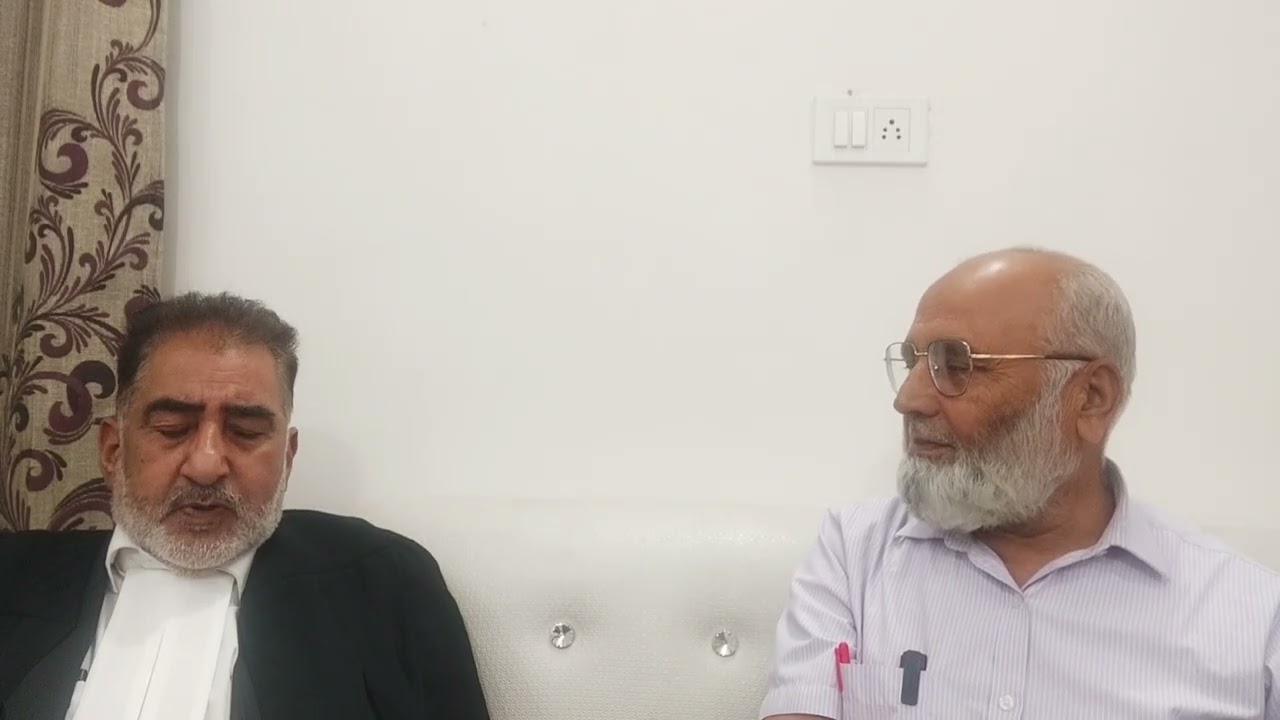 Detailed interaction with  jnb. Iqbal Sher Khan|| a senior advocate  High court  of Jammu 