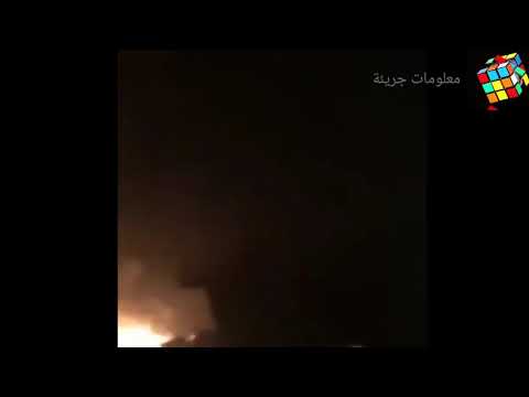 إنفجار هائل على الحدود بين لبنان وسوريا في بلدة القصر