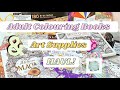 Adult Colouring Books and Art Supplies HAUL!!!