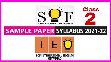 IEO, Class 2, sample paper 2021-22, International English Olympiad