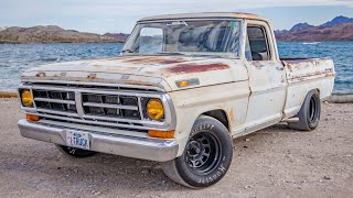 My NASCAR Inspired F100 Hits the Streets of Havasu on SLICKS!