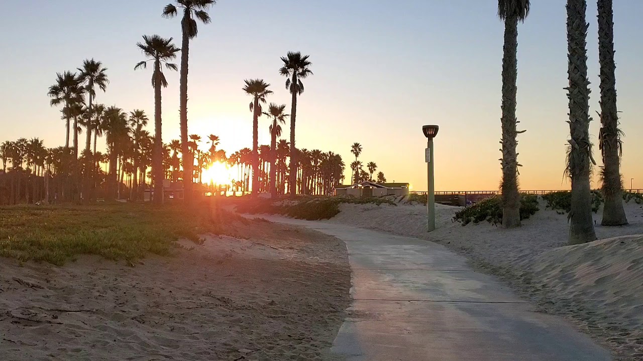 Port Hueneme Beach 2/7/20 sunrise / sunset timelapse / hyperlapse YouTube