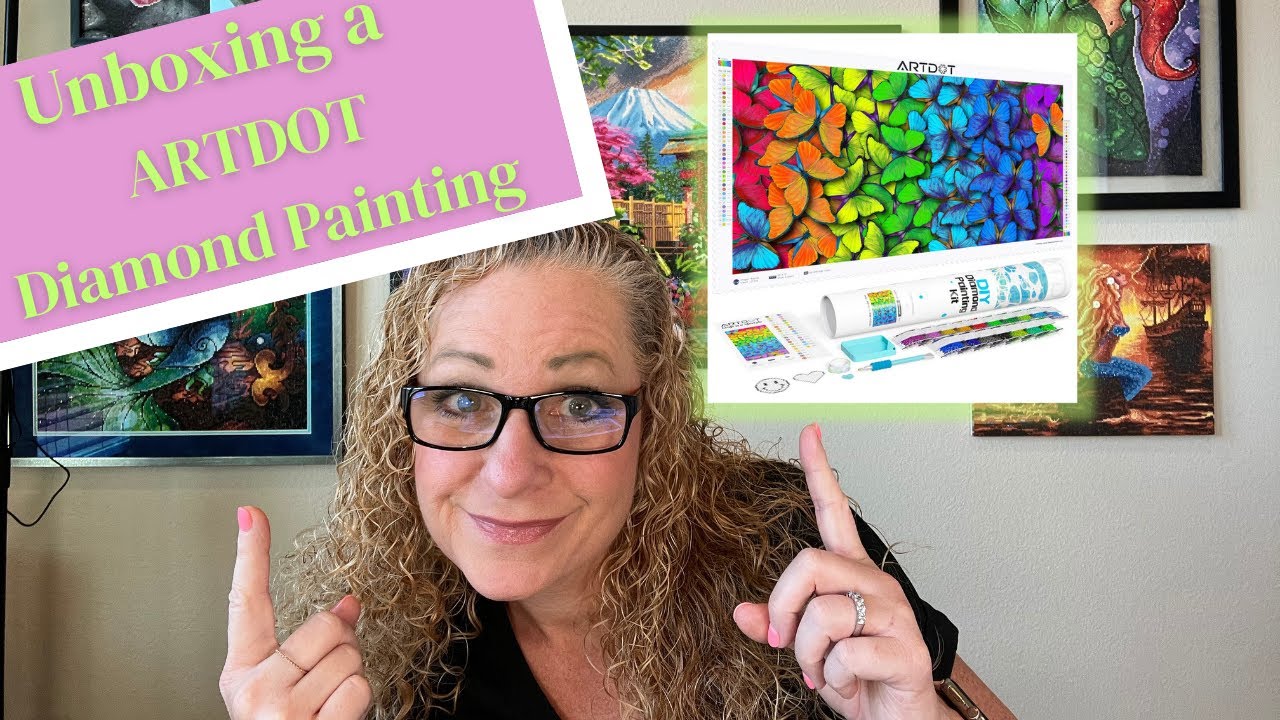 Bonus Video~ARTDOT diamond painting kit review! 