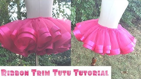 How To Make a Ribbon Trim Tutu