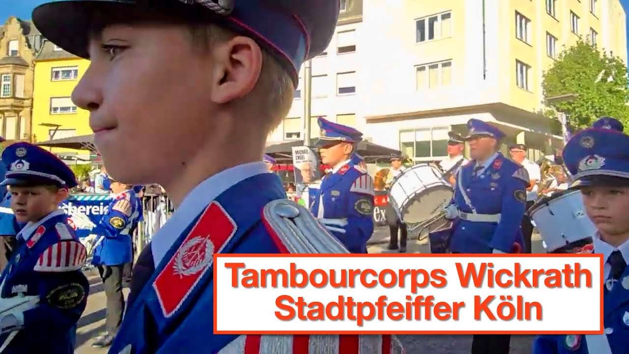 Mönchengladbach Stadtschützenfest 2025 - Tambourcorps Wickrath & Stadtpfeiffer Köln (4K)