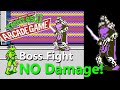 Teenage Mutant Ninja Turtles II NES - No Damage Shredder Boss Battle | No TAS | Epic Fight!