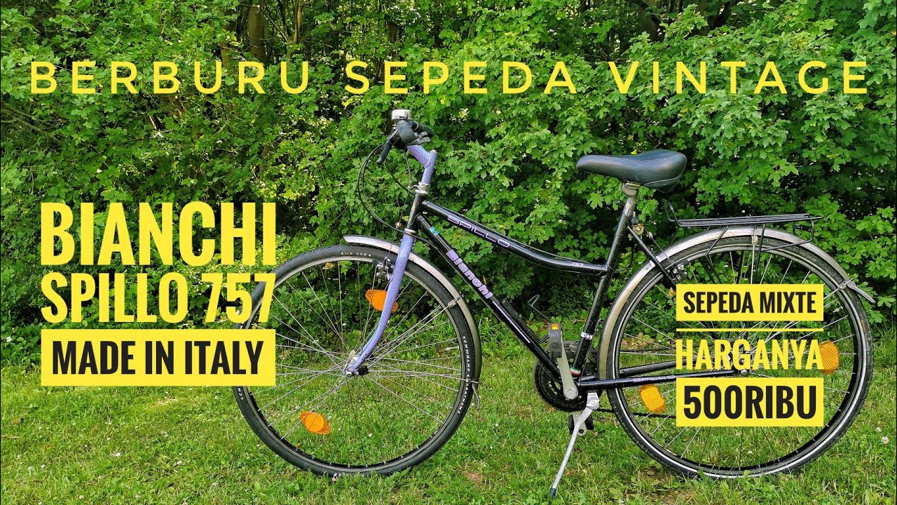 Bianchi Spillo 757 Sepeda Vintage Buatan Italia - YouTube
