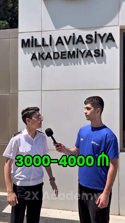 Milli Aviasiya Akademiyası tələbələrinin maaş gözləntisi nədir? 🛫💰 | #shorts
