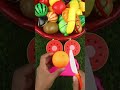 satisfying plastic fruit and vegetable cutting ASMR/फल और सब्जी काटने का वीडियो #shorts #short
