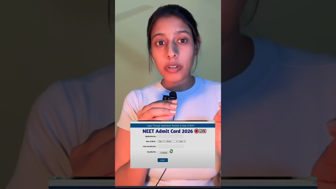 NEET 2026 Admit Card 🚨 OUT 27 April 10 AM | NTA Official Update!