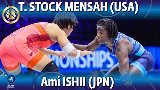 Tamyra Mensah (USA) vs Ami Ishii (JPN) - Final // World Championships 2022 // 68kg