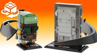 Lego 41498 Star Wars BrickHeadz Boba Fett & Han Solo in Carbonite NYCC  Exclusive Speed Build Review - YouTube