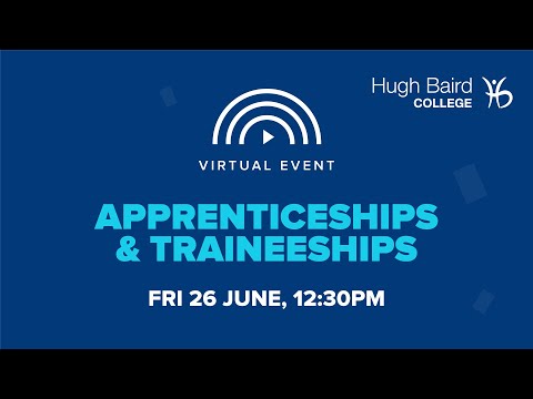 Virtual Event: Apprenticeships & Traineeships