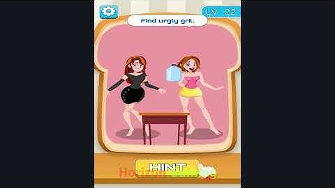Brain Toaster Thinking Game LEVEL 22 Find ugly girl - Gameplay Walkthrough Android IOS