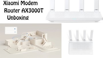 Xiaomi Modem Router AX3000T Wi-Fi Coverage 2.4G 5G Unboxing