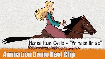 Horse Run Cycle - Animation Demo Reel Clip