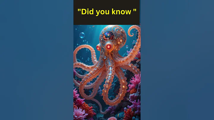 The Animal With 9 Brains and 3 Hearts! 🧠❤️ | Mind-Blowing Octopus Facts  #animalfacts