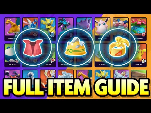 Best ITEM GUIDE for Pokemon Unite! PHYSICAL and SPECIAL Breakdown! (All Pokemon)