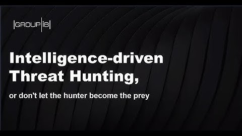 Intelligence-driven threat hunting, or don