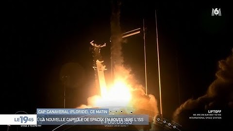 Lancement réussi : la nouvelle capsule de SpaceX est en route pour l'ISS