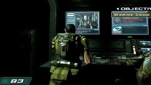 Doom 3 (Third-Person) Walkthrough Part 3 - Mars City 2