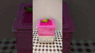Beautiful Organiser With Waste Cardboard Box || Waste Material Reuse Idea #art #craft #diy #shorts